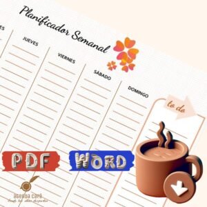 Planificador Semanal Otoño Imprimible