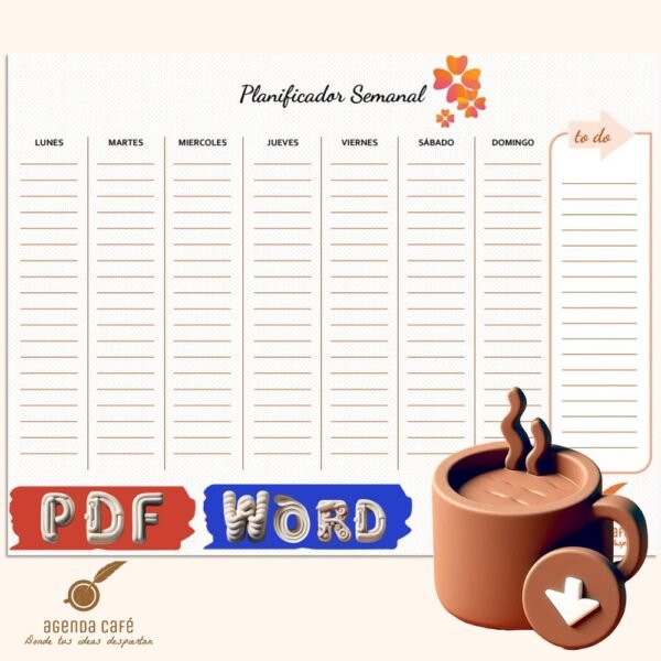 Planificador Semanal Otoño Imprimible