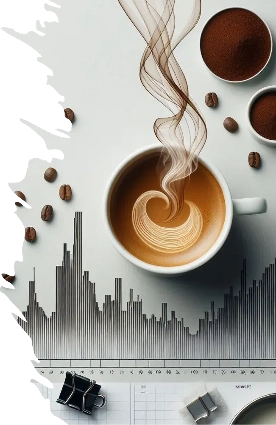 Imagen de café en la productividad